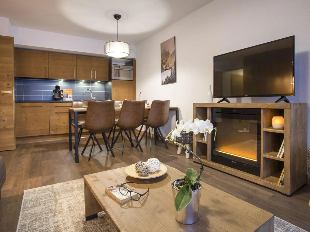 Modern apartment in authentic ski village les Saisies