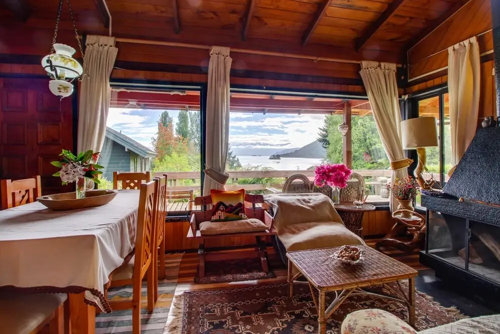 Casa Campestre frente al Lago Calafquén