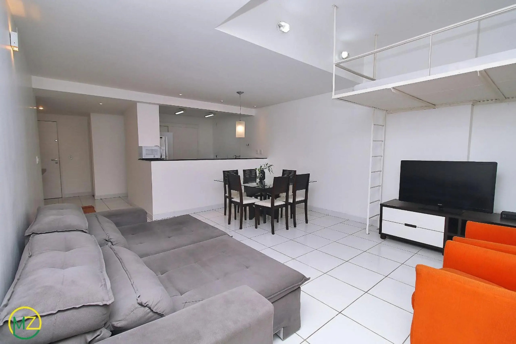 Apartamento de 2 quartos econômico e espaçoso no charmoso bairro do Leme para 8 pessoas