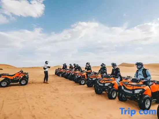 The desert camping hotel of the proprietress of Shapotou, Zhongwei