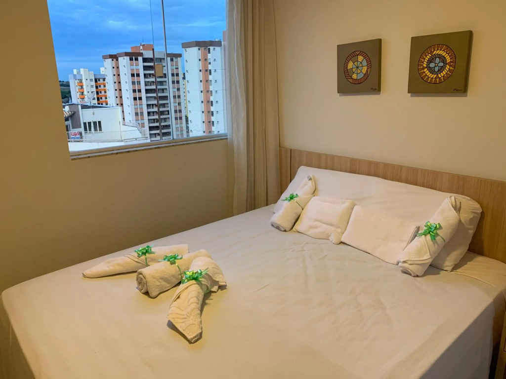 Apartamento tipo Flat para temporada em Caldas Novas com cozinha completa