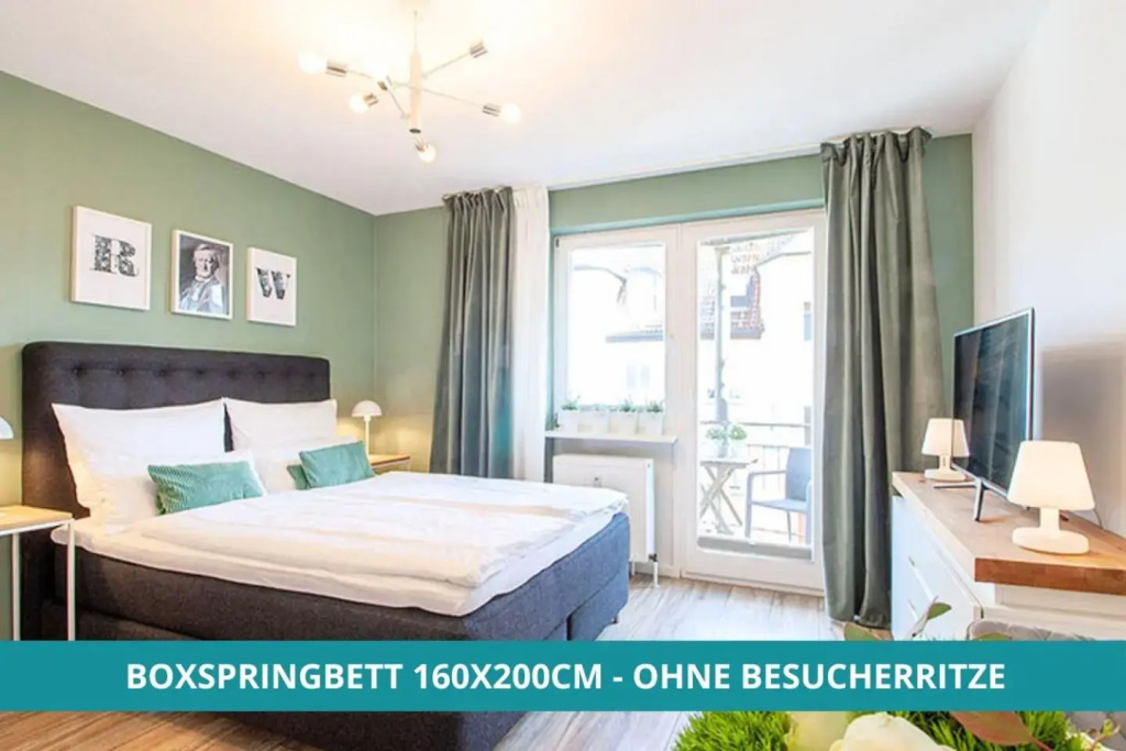 Wahnfried Nr1 - City Apartment mit Küche, Duschbad und Balkon - zentral aber ruhig