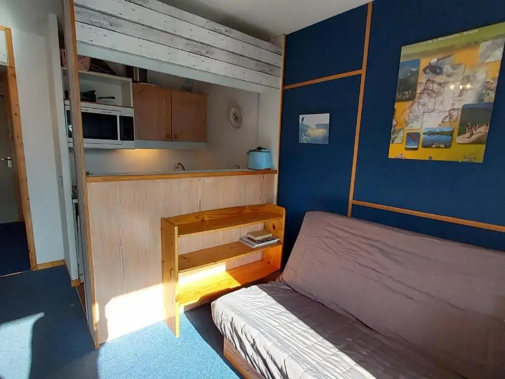 2 pièces + mezzanine Valmorel, 5 pers, balcon, linge et ménage inclus - FR-1-291-761