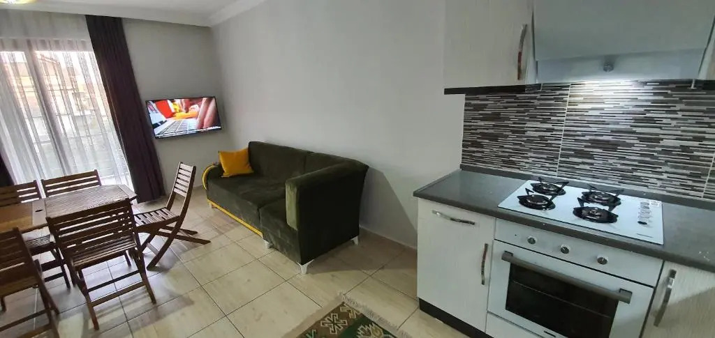 3+1 sea1km 125mt2 Furnished luxury apartment 1.kat