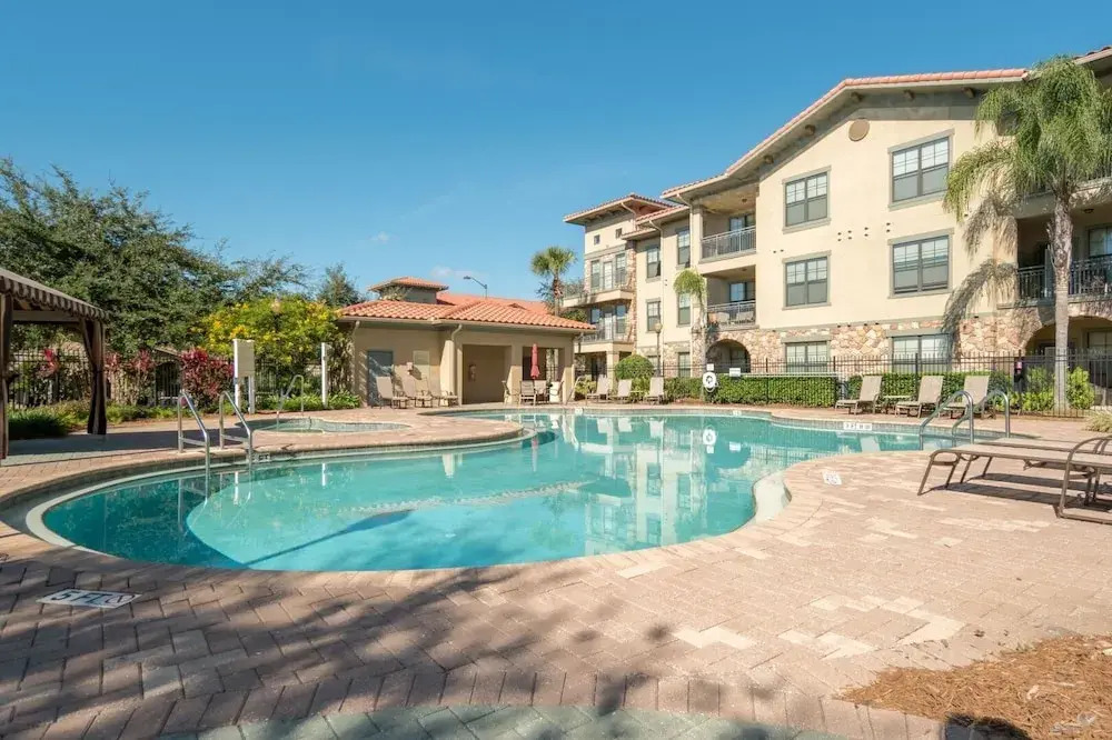 Bp122cp Mediterranean-style Condo 9 Miles To Disney World 3 Bedroom Condo
