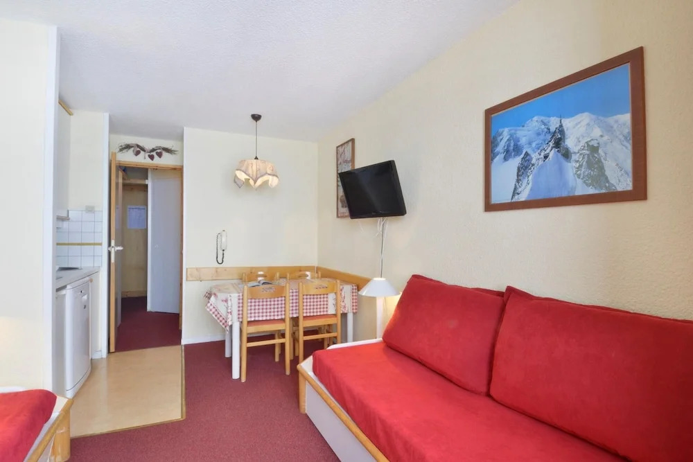 Belle Plagne Studio Cabine on Slopes 3/4 People of 23 M2 Cal410