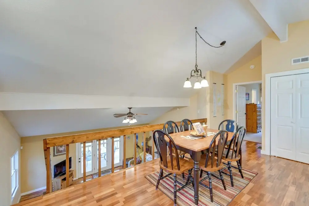 Franklin Cabin Deck with Smoky Mountain Views!