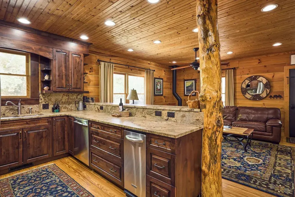 Romantic Penrose Cabin w/ Pond, Trails & Hot Tub