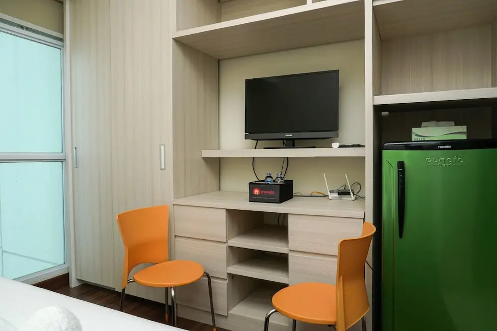 Furnished Studio with Pool View at Puri Orchard Apartment