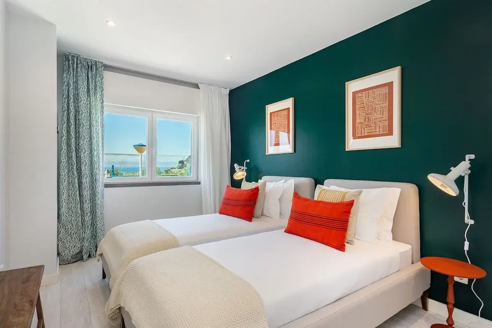 Cascais Coastline Atlantic Gardens W/Ac, Parking & Sea View