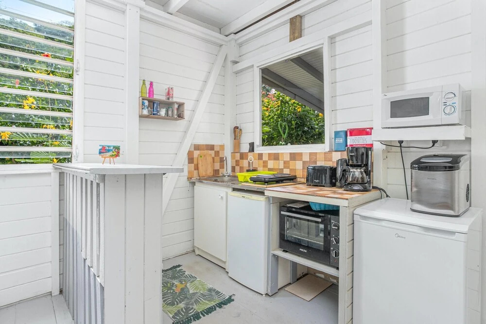 Apartment in a Bungalow on the Beach in Le Carbet Wonder