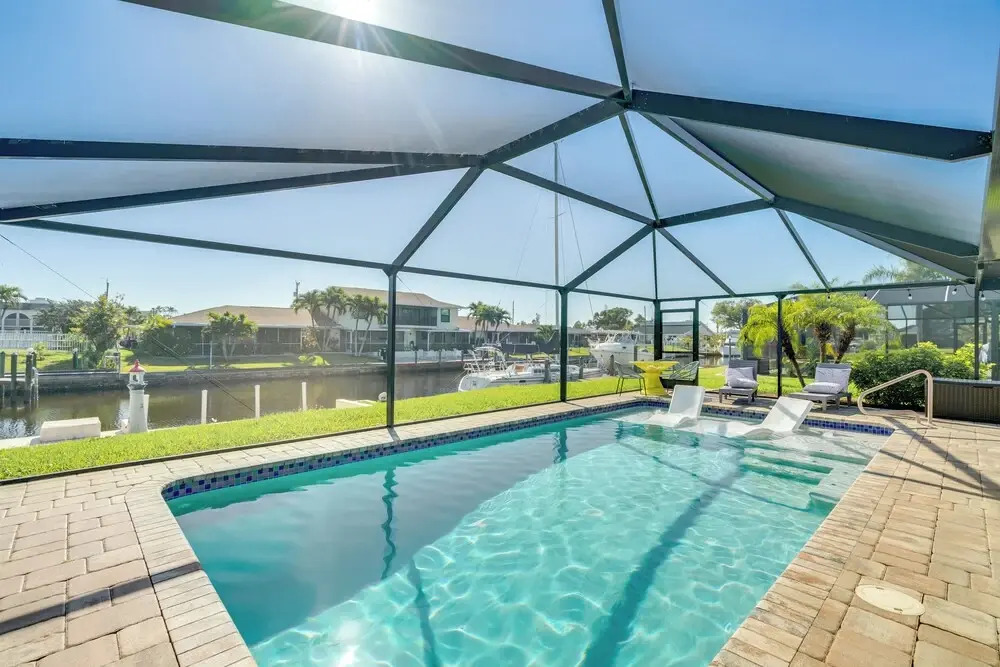 Canal Access! Pet-friendly Cape Coral Group Escape