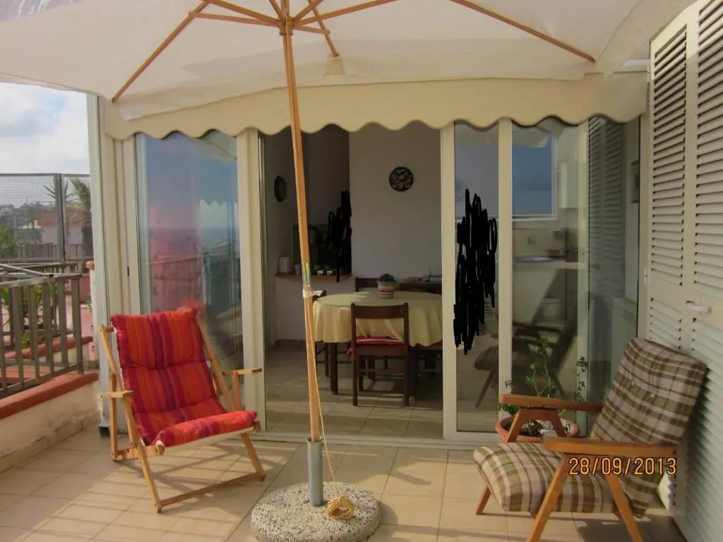 Attico con vista panoramica sul mare