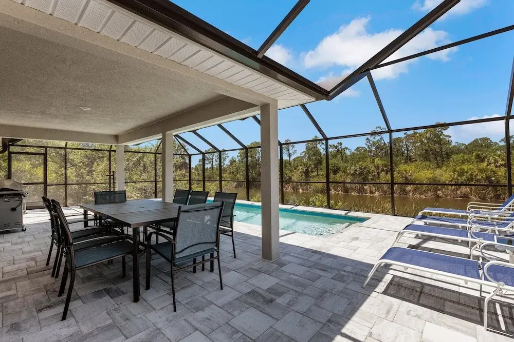 New Poolside Home in South Gulf Cove! Beaches Boca Grande, Manasota, Siesta Key & Venice