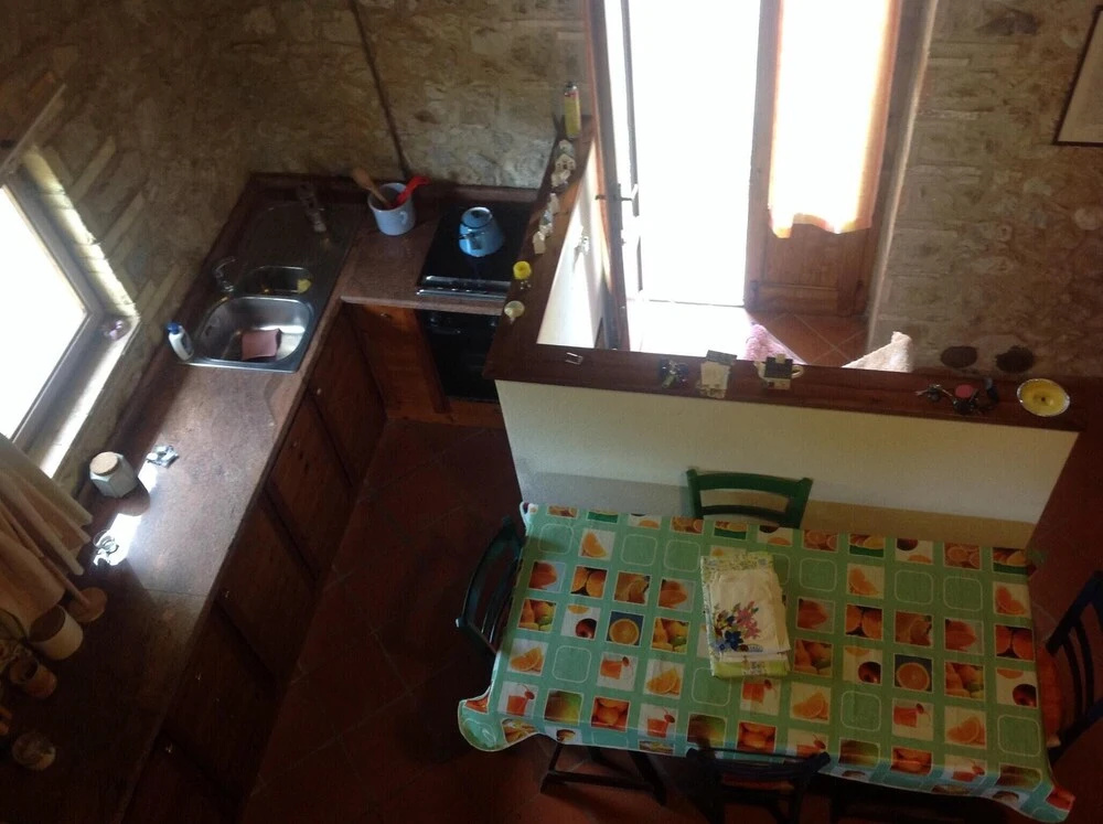 House With one Bedroom in Mensano, With Pool Access, Furnished Terrace