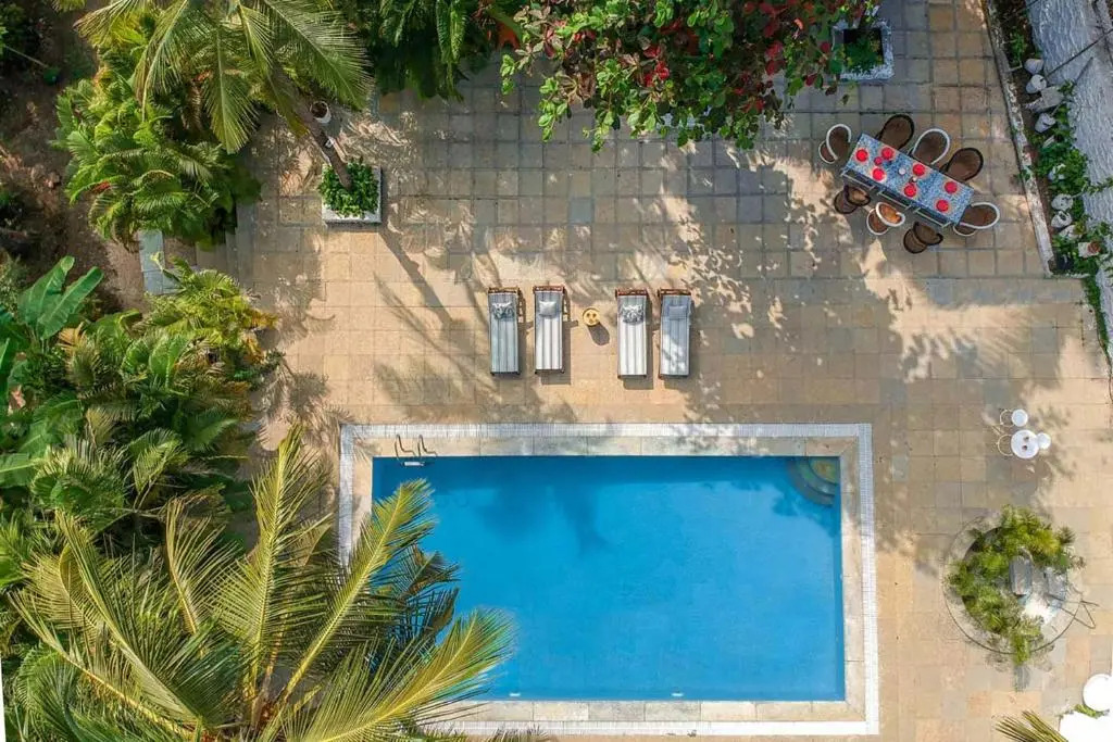 The Beach House by StayVista with Modern interiors, nearby beach, pool, lawn