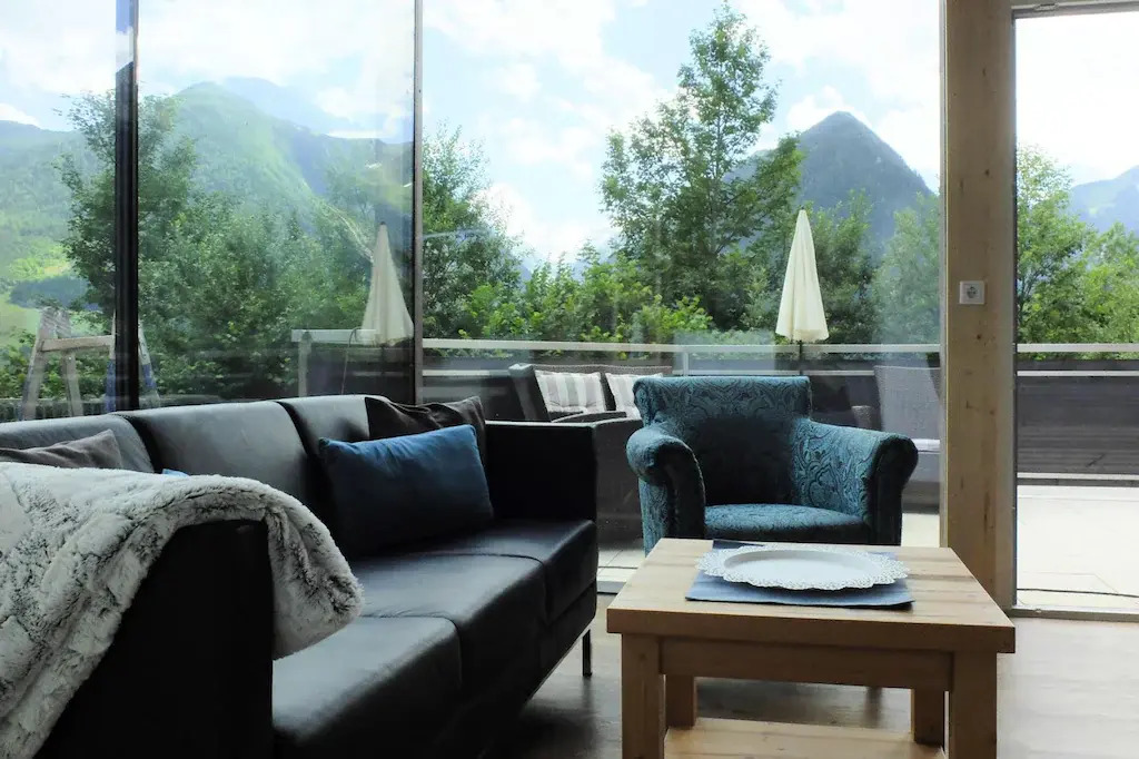 Apartment in Neukirchen with a reception