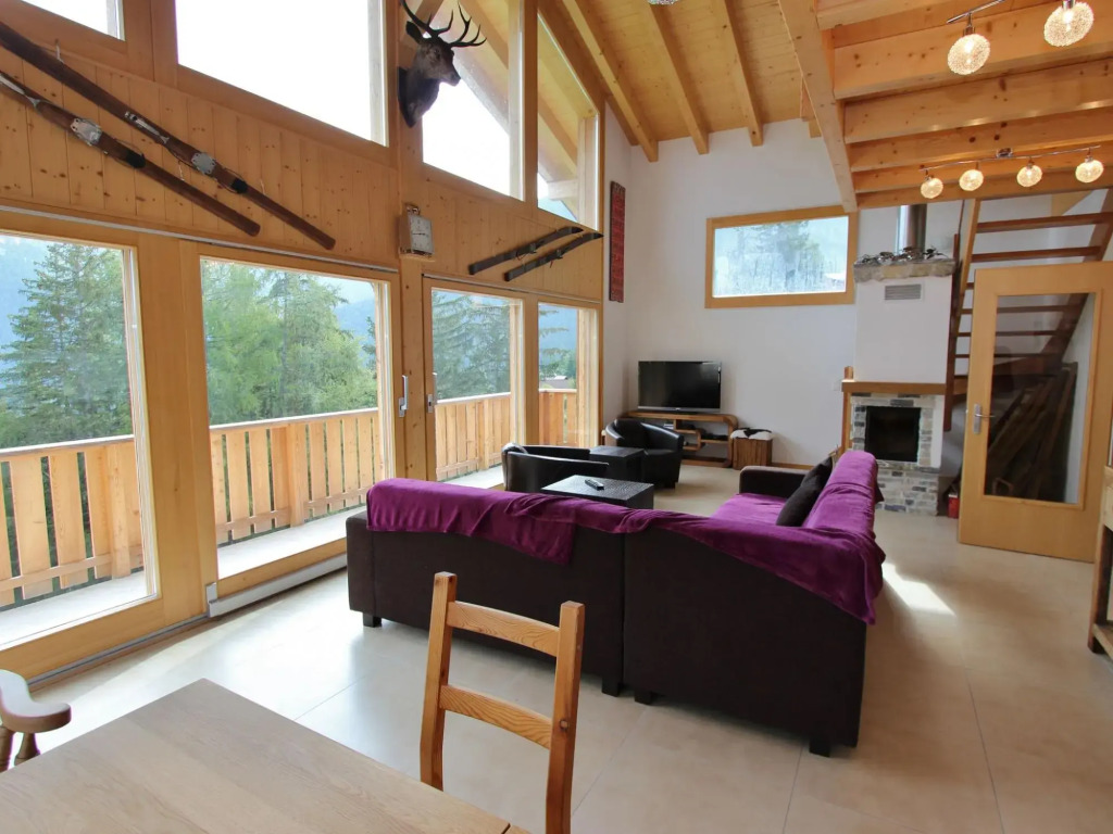 Chalet in La Tzoumaz With Sauna Views