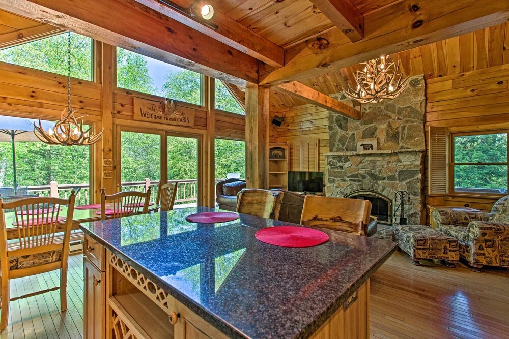 Fire Pit & Hot Tub: Poconos Family Cabin!