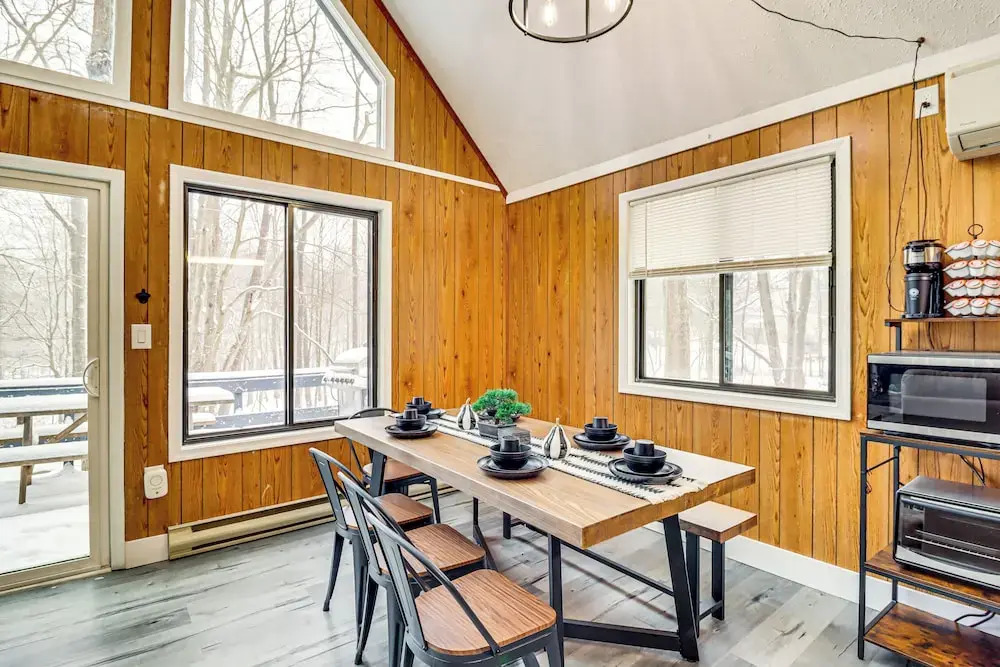 Chalet-view Home w/ Fire Pit & Deck in Clifton Twp