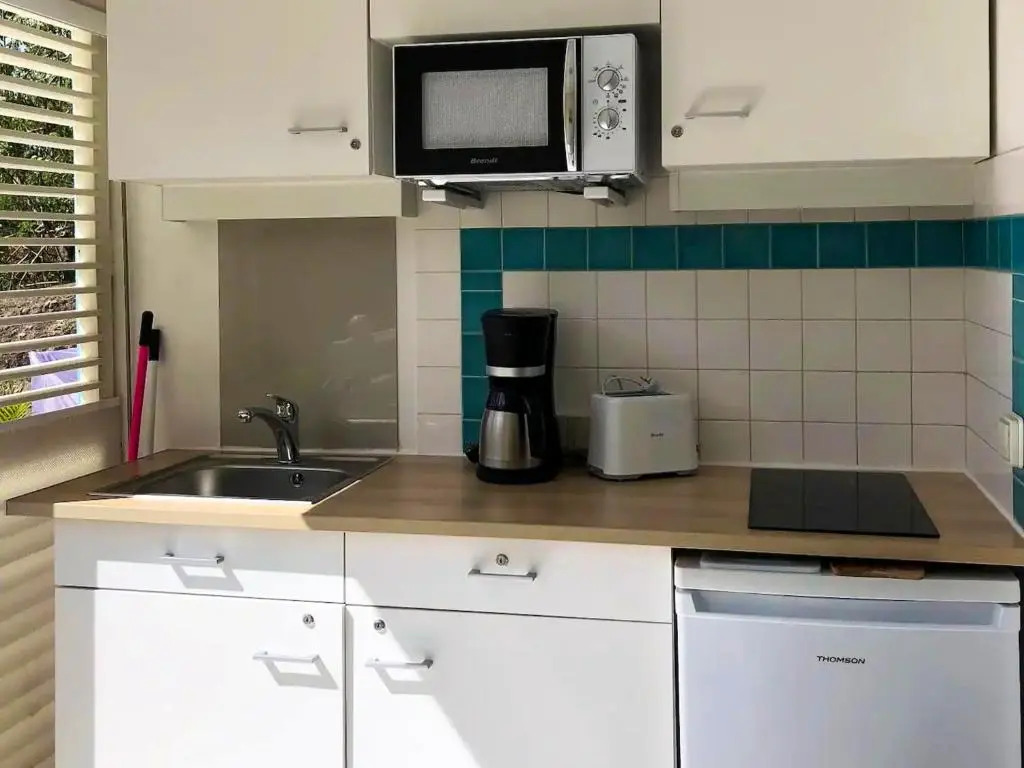 Studio avec vue sur la mer piscine partagee et jardin amenage a Le Diamant a 1 km de la plage