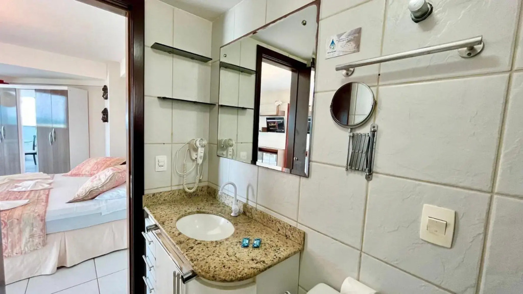 Marsallis Flat NBI - 506 - Ponta Negra - 100 m2 - Mini Piscina e Varanda Privativa
