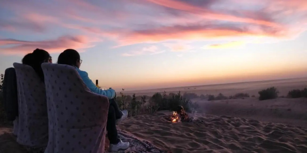 Golden Sandstone Hotel Desert Safari Camp