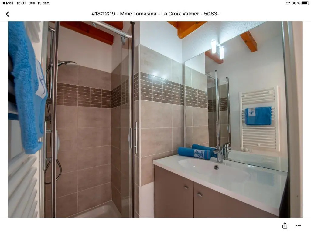 Superbe appartement T1 duplex,vue mer
