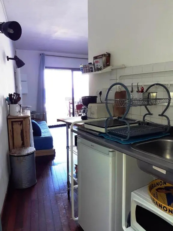 Chouette Cabanon sur la plage vue mer et terrasse privée
