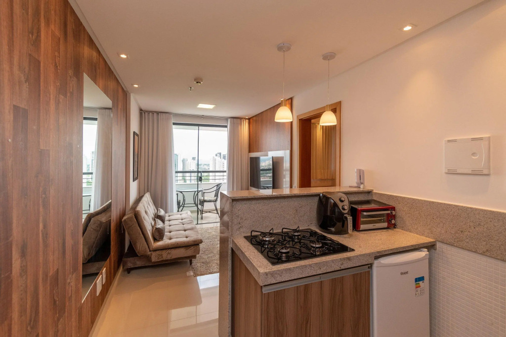 Apartamento de 1 quarto no Ed Essenciale Style - ao lado do Shopping Flamboyant - Alto da Gloria - ES2705