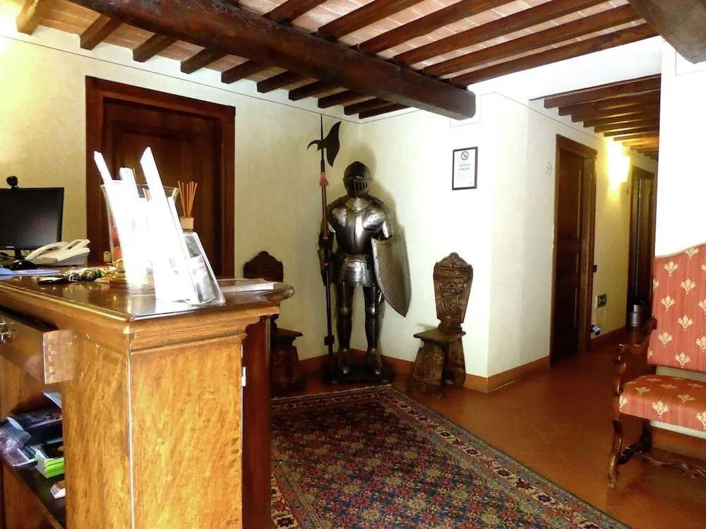 Vintage Castle in Monteriggioni Tuscany near Forest