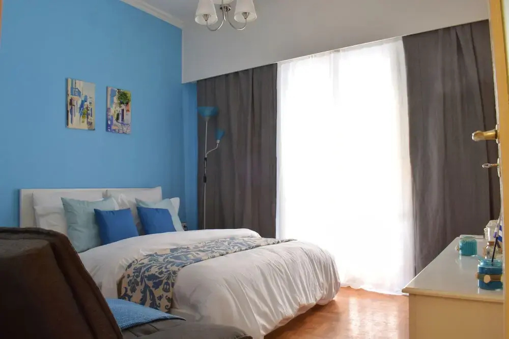 Athens Greek Blue Rooms