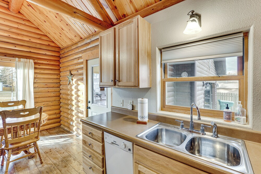 Walk to Main St! Modern Sturgis Cabin w/ Yard