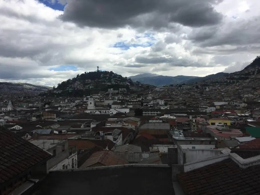 Suite con vista al centro Histórico de Quito