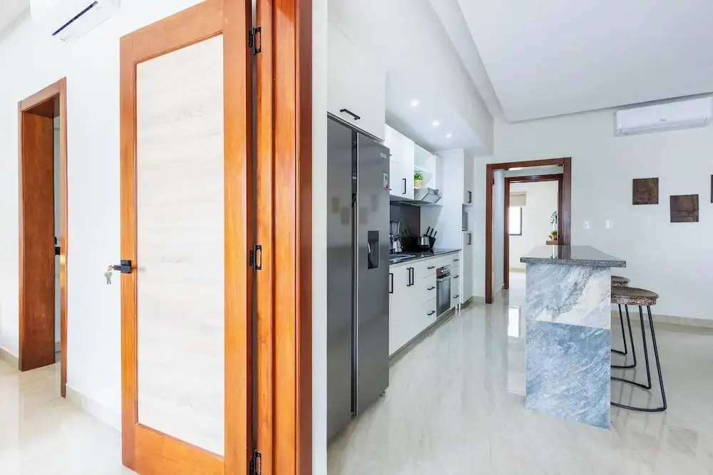 Tropical 2BR Retreat - Terrace, BBQ and Pool