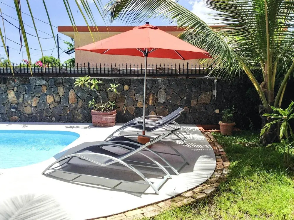 Apartment With one Bedroom in La Mivoie, La Preneuse, Black River, With Wonderful sea View, Shared Pool, Furnished Balcony - 500 m From the Beach