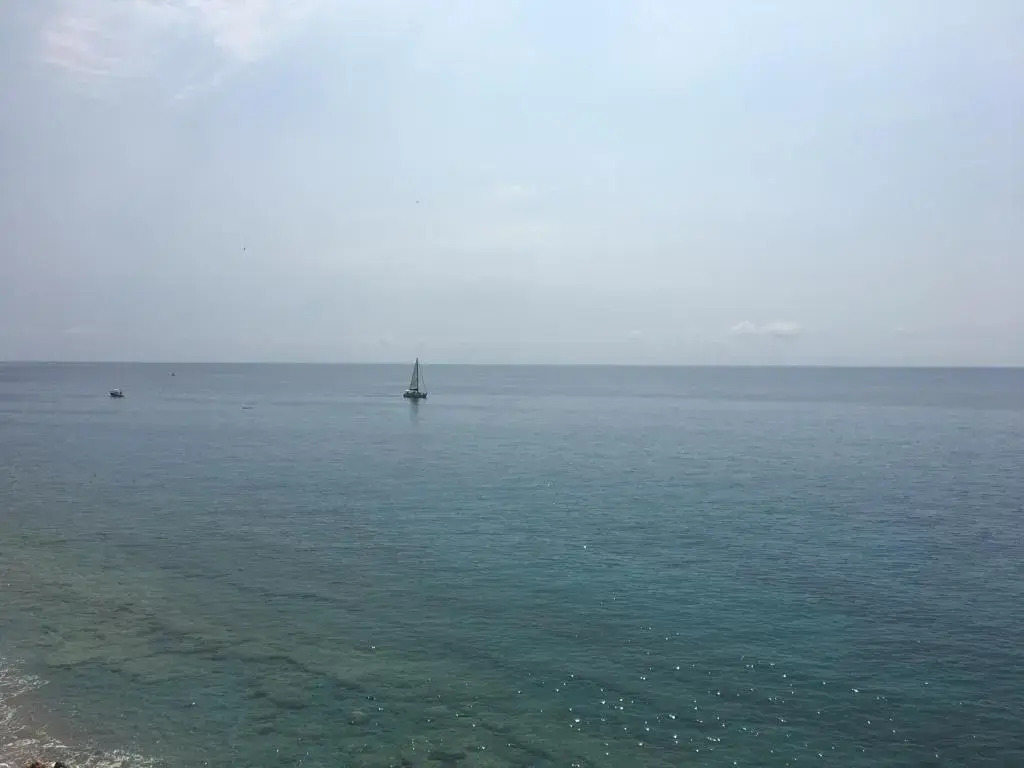In campagna al mare
