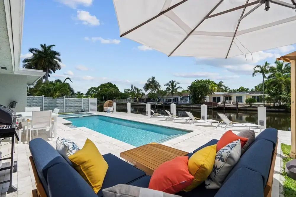 Waterfront Heated Pool Home