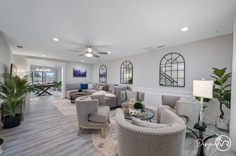 Chic 8BR with Heated Pool & Waterview