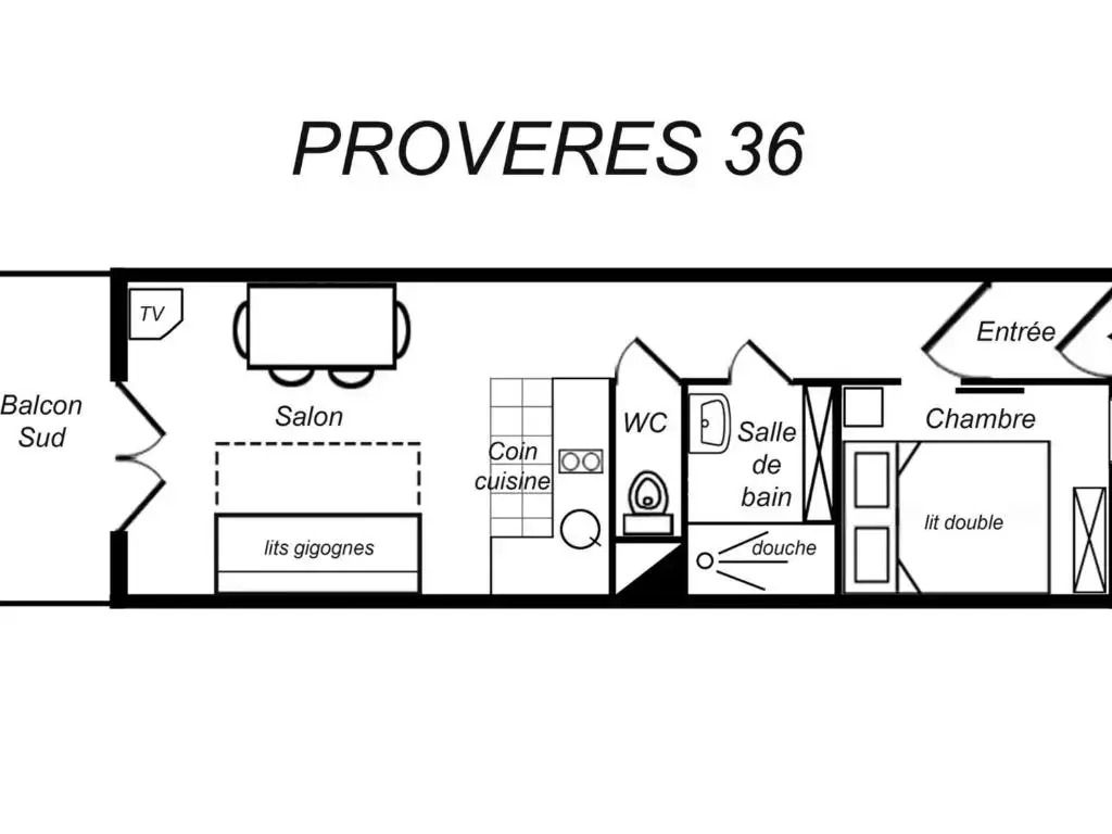Appartement Méribel, 2 pièces, 4 personnes - FR-1-182-51