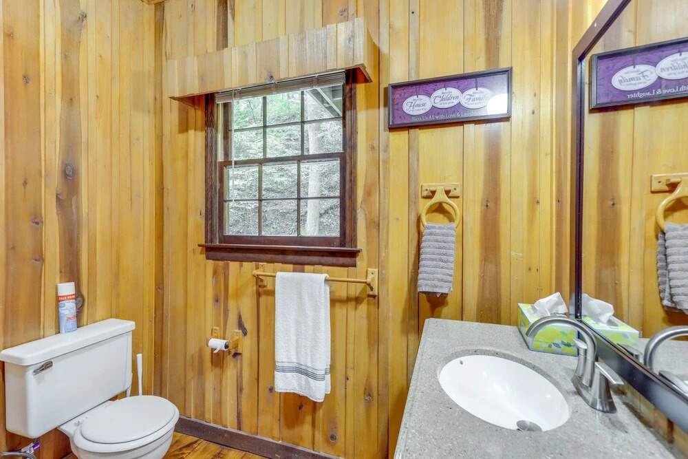 Wooded Blue Ridge Cabin: 2 Decks, Fire Pit!