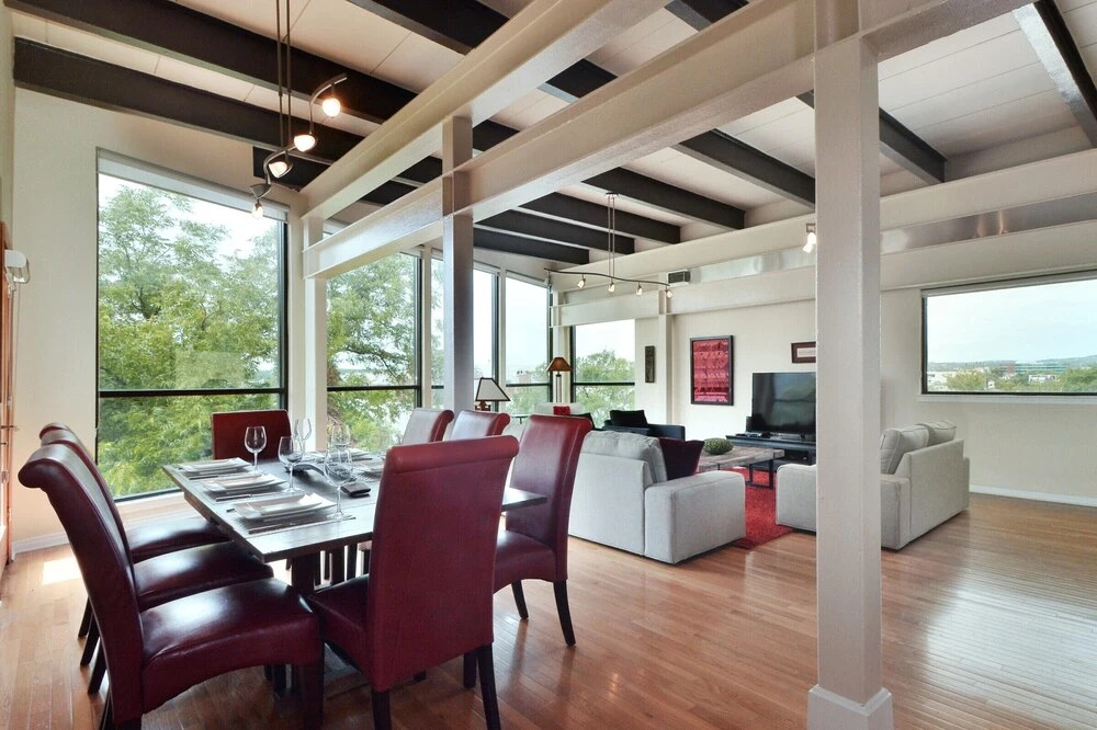 W 6th St Penthouse with City Views by RedAwning