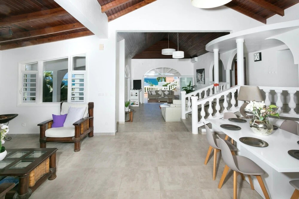 Villa With 5 Bedrooms in Saint Martin, With Wonderful sea View, Private Pool and Terrace - 500 m From the Beach
