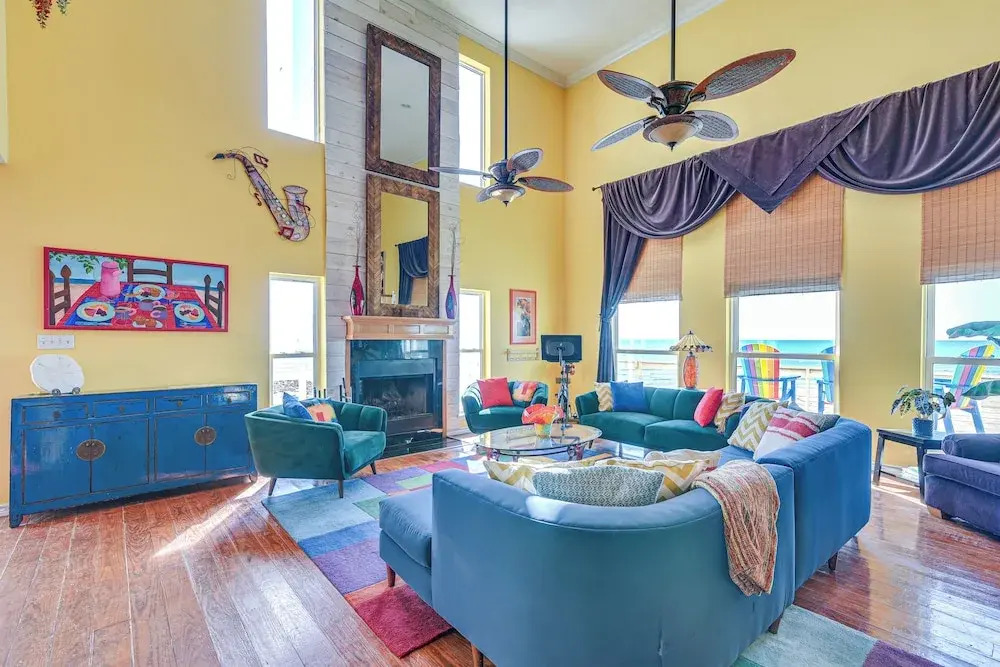 Beachfront Home w/ Deck + Views in Freeport!