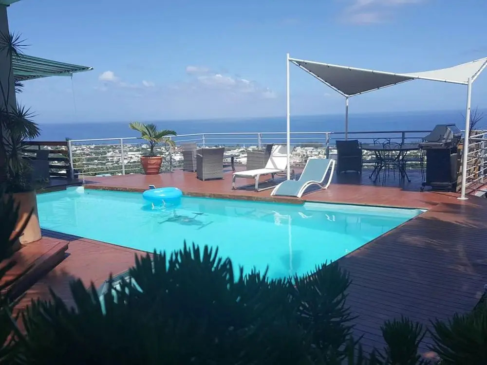 Apartment With 2 Bedrooms in Saint-paul, With Wonderful sea View, Pool