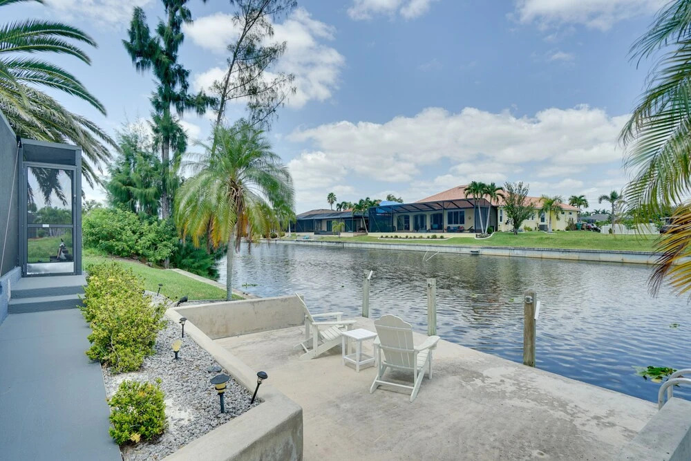 Chic Cape Coral Retreat w/ Pool & Canoe Access