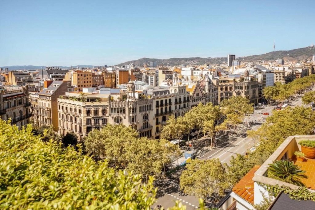 3 bedrooms appartement with furnished terrace and wifi at Barcelona 3 km away from the beach