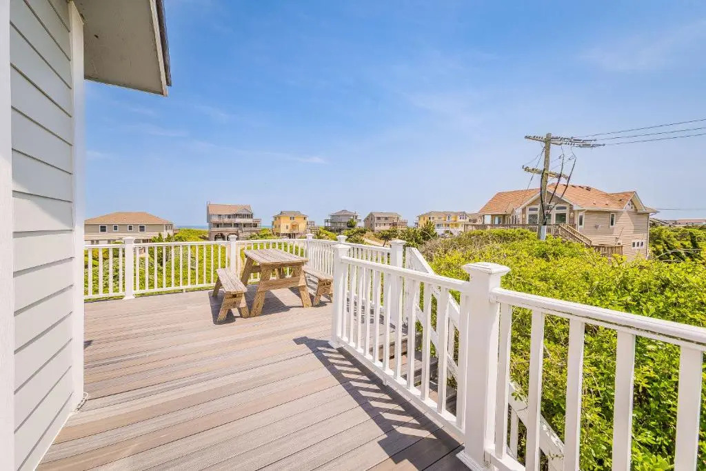 Arcadia - Duck, Caffeys Inlet, Ocean Views, 50 Yards to Beach, Pool, Pets OK, Cul-de-sac Location