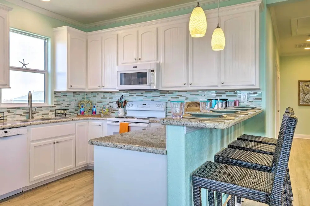 Furnished Deck + Ocean Views: Surfside Beach Home