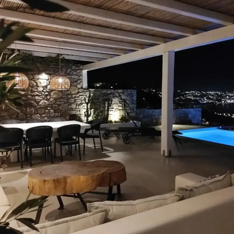 Mykonian Luxury Villa Azure w View Pool